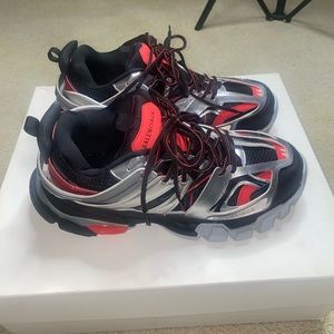 Balenciaga Track Black/Red/Silver